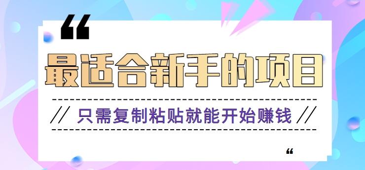 2024最适合新手操作的项目，新手小白只需复制粘贴就能开始赚钱【视频教程+软件】-星禾网创星球