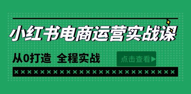 (9946期)最新小红书·电商运营实战课，从0打造  全程实战(65节视频课)-星禾网创星球
