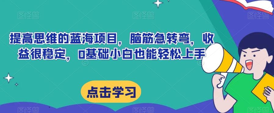 提高思维的蓝海项目，脑筋急转弯，收益很稳定，0基础小白也能轻松上手-星禾网创星球