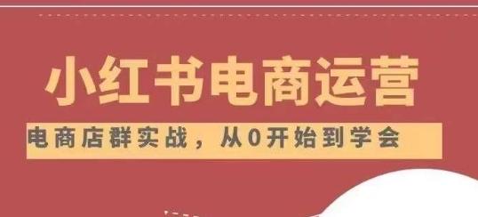 小红书店铺运营从小白到大神2.0，从入门到精通-星禾网创星球