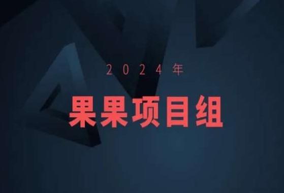 2024年果果项目组项目合集-果果最新项目-星禾网创星球