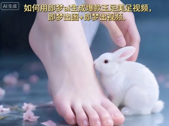 如何用即梦ai生成爆款玉足美足视频，即梦出图+即梦出视频，快速涨粉-星禾网创星球