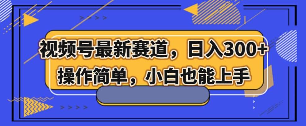 视频号最新赛道，日入300+，新手小白轻松掌握-星禾网创星球