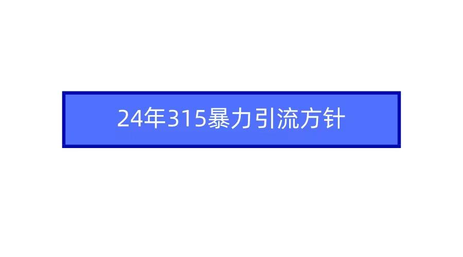 2024年自媒体爆款视频制作，快速涨粉暴力引流方针！-星禾网创星球