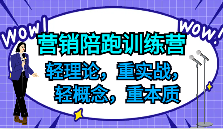 营销陪跑训练营，轻理论，重实战，轻概念，重本质，适合中小企业和初创企业的老板-星禾网创星球