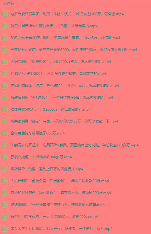 图片[5]-(9607期)真实有效391套商业模式，年入几十到几百万案例解析(电子书+视频+图文)-星禾网创星球