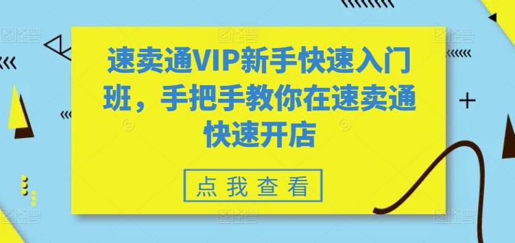 速卖通VIP新手快速入门班，手把手教你在速卖通快速开店-星禾网创星球