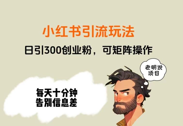 靠小红书视频日印300粉，两分钟一个视频轻松矩阵-星禾网创星球