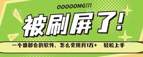 一个谁都会的软件，怎么变现月1万+轻松上手-星禾网创星球
