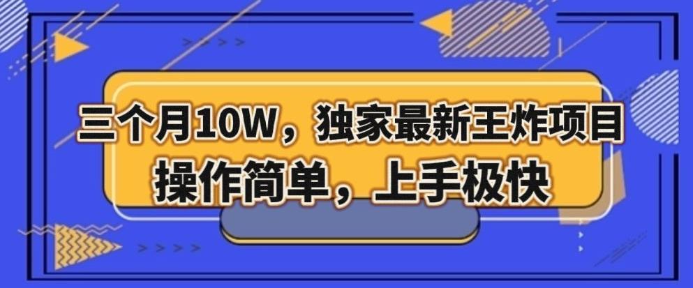 三个月10W，独家最新王炸项目！操作简单，上手极快【揭秘】-星禾网创星球