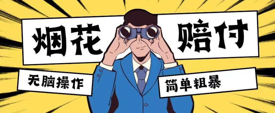 最新蓝海玩法，烟花爆竹赔付，单订单赔付200-500无脑操作【仅揭秘】-星禾网创星球