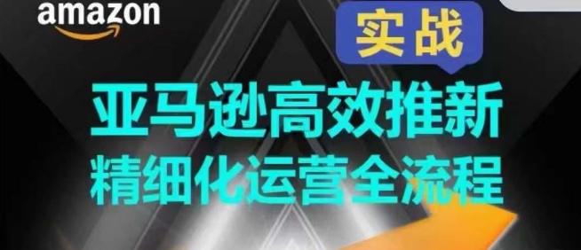 亚马逊高效推新精细化运营全流程，全方位、快速拉升产品排名和销量!-星禾网创星球