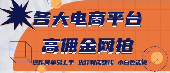 各大电商平台高佣金网拍，操作简单易上手，执行就能赚钱，小白也能做-星禾网创星球