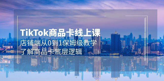 (9843期)Tk商品卡线上课，店铺端从0到1保姆级教学，了解商品卡底层逻辑(20节)-星禾网创星球