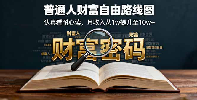 某付费文：普通人财富自由路线图，认真看耐心读，月收入从1w提升至10w+-星禾网创星球