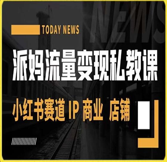 派妈流量变现私教课，小红书赛道IP  商业  店铺 -星禾网创星球