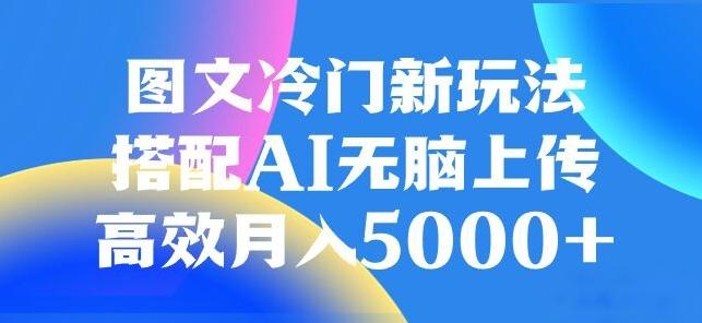 图文冷门项目，无脑复制粘贴，日入500+-星禾网创星球