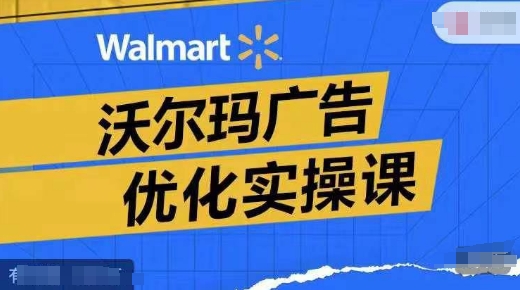 沃尔玛广告优化实操课，广告报告实操讲解，广告如何提高转化和ROAS等-星禾网创星球