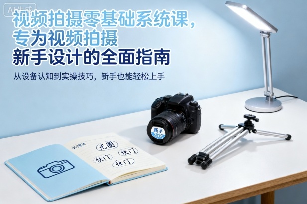 视频拍摄零基础系统课，专为视频拍摄新手设计的全面指南-星禾网创星球