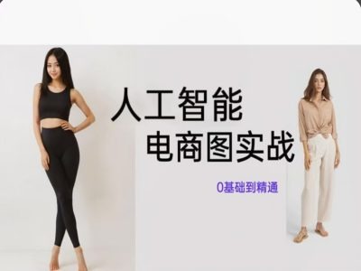 人工智能SD电商图实战，ai绘图0基础到精通-星禾网创星球