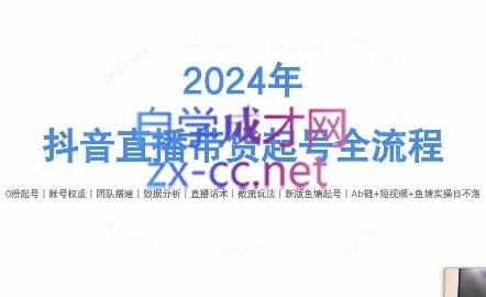 六六老师·2024年抖音直播带货起号全攻略-星禾网创星球