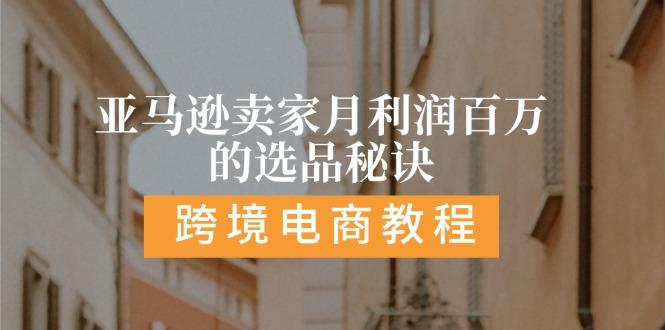 亚马逊卖家月利润百万的选品秘诀:  抓重点/高利润/大方向/大类目/选品...-星禾网创星球