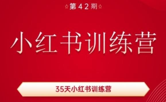 35天小红书训练营(42期)，用好小红书，做你喜欢又擅长的事，涨粉又赚钱-星禾网创星球