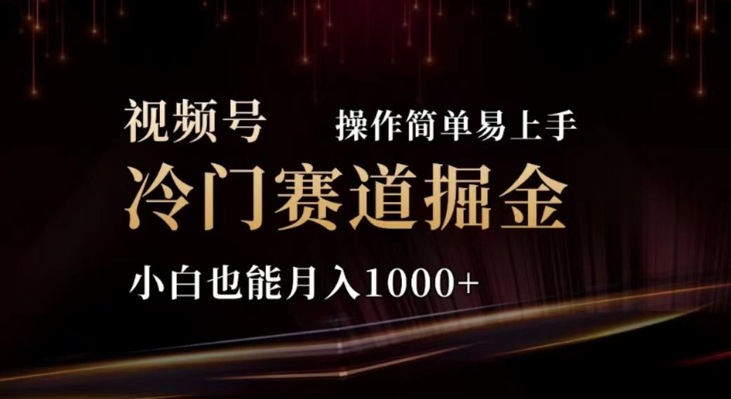 2024视频号冷门赛道掘金，操作简单轻松上手，小白也能月入1000+-星禾网创星球