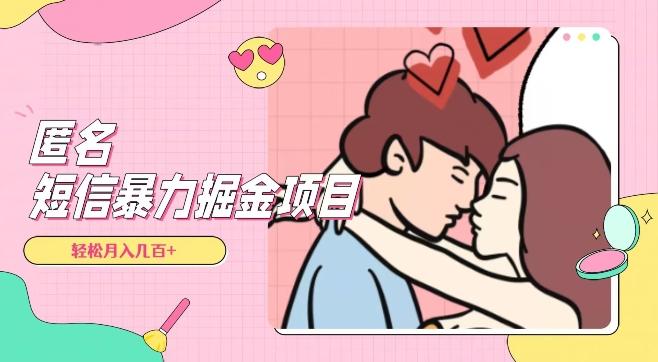 全网首发，揭秘超冷门匿名短信项目，通过信息差日入几百+【揭秘】-星禾网创星球