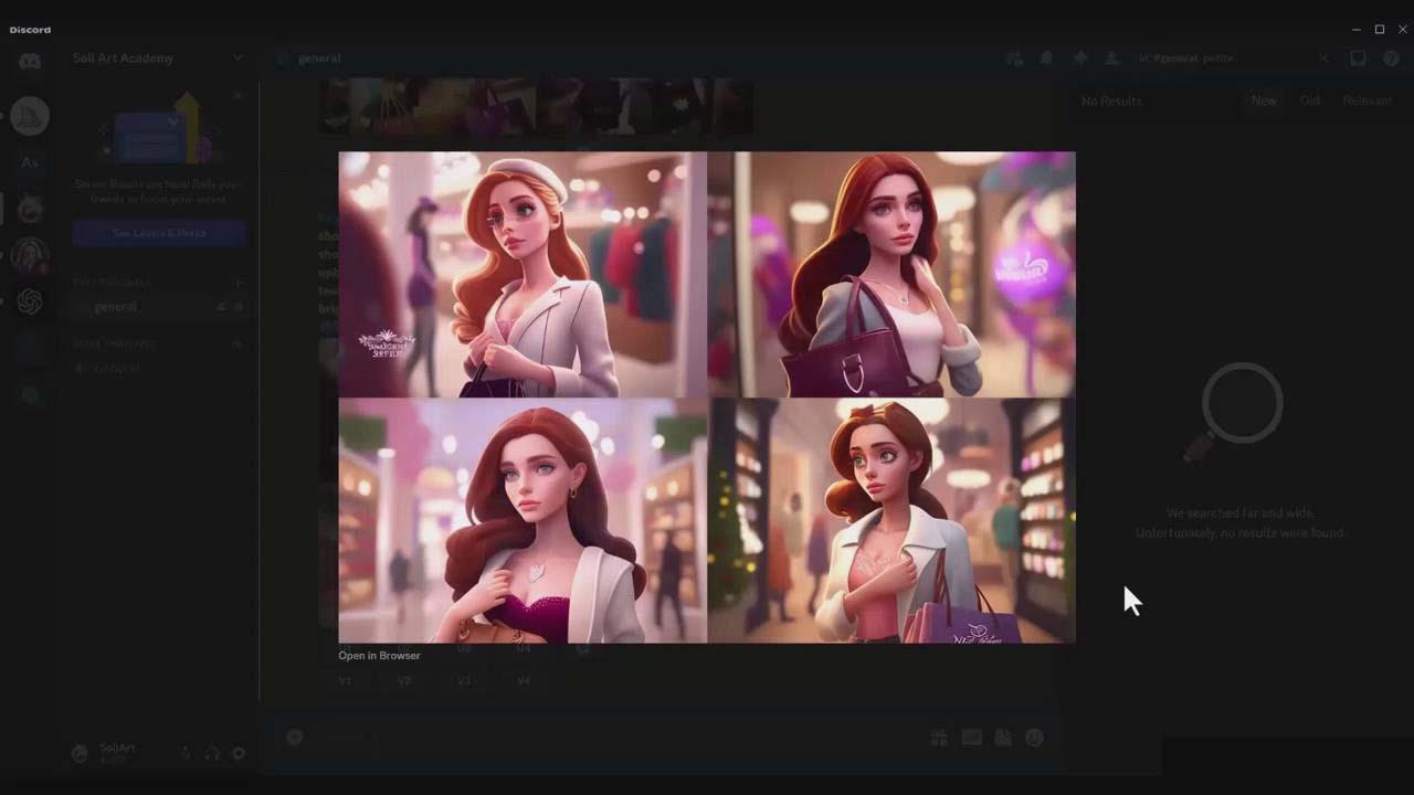 图片[5]-掌握 MidJourney V5 AI + ChatGPT创建一致的角色设计图像-22节课-中英字幕-星禾网创星球