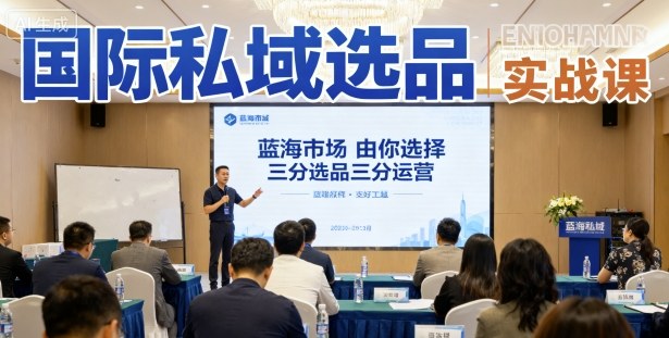 国际私域选品实战课，蓝海市场由你选择，七分选品三分运营-星禾网创星球