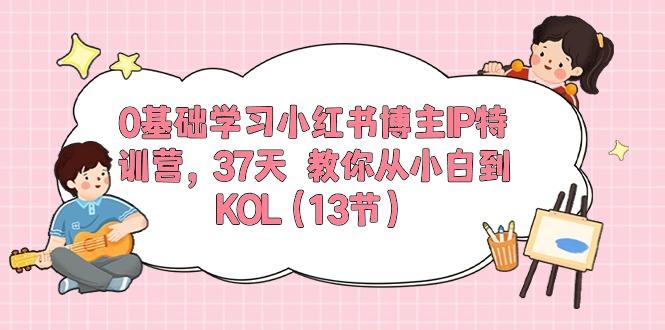 0基础学习小红书博主IP特训营，37天 教你从小白到KOL(13节-星禾网创星球