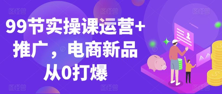99节实操课运营+推广，电商新品从0打爆-星禾网创星球